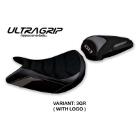HOUSSE DE SELLE COMPATIBLE SUZUKI GSX S 1000 (21-22) MODÈLE LINDI CONFORT, BLEU, - Logo : AVEC LOGO, Couleur : BLANC, Type : ULTRAGRIP