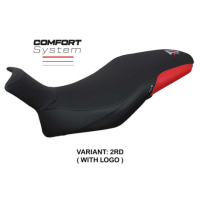 HOUSSE DE SELLE COMPATIBLE SUZUKI KATANA (19-22) MODÈLE NUS - Couleur : ROUGE, Type : STANDARD, Logo : SANS LOGO