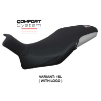 HOUSSE DE SELLE COMPATIBLE SUZUKI KATANA (19-22) MODÈLE NUS - Logo : SANS LOGO, Couleur : ARGENT, Type : STANDARD