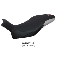 HOUSSE DE SELLE COMPATIBLE SUZUKI KATANA (19-22) MODÈLE NUS - Logo : SANS LOGO, Couleur : ARGENT, Type : STANDARD