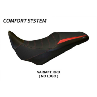 HOUSSE DE SELLE COMPATIBLE SUZUKI V-STROM 1000 (14-19) MODÈLE PALERME - Logo : SANS LOGO, Couleur : ROUGE, Type : STANDARD