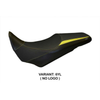 HOUSSE DE SELLE COMPATIBLE SUZUKI V-STROM 1000 (14-19) MODÈLE PALERME - Logo : SANS LOGO, Couleur : JAUNE, Type : STANDARD