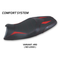 HOUSSE DE SELLE COMPATIBLE TRIUMPH SPEED TRIPLE (05-10) MODÈLE JORGE - Couleur : BLANC, Type : STANDARD, Logo : SANS LOGO