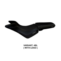 HOUSSE DE SELLE COMPATIBLE TRIUMPH TIGER 800/800 XC (10-20) MODÈLE PADOVA - Couleur : ROUGE, Type : STANDARD, Logo : AVEC LOGO