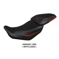 HOUSSE DE SELLE COMPATIBLE VOGE VALICO DS/DSX (20-22) MODÈLE SUINING - Logo : AVEC LOGO, Couleur : ROUGE, Type : STANDARD