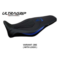 HOUSSE DE SELLE COMPATIBLE YAMAHA MT-09 (21-22) MODÈLE ATOS CONFORT, BLEU, AVEC - Logo : AVEC LOGO, Couleur : ARGENT, Type : STANDARD