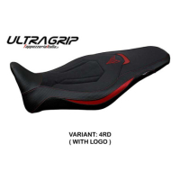 HOUSSE DE SELLE COMPATIBLE YAMAHA MT-09 (21-22) MODÈLE ATOS CONFORT, BLEU, AVEC - Logo : AVEC LOGO, Couleur : ROUGE, Type : ULTRAGRIP