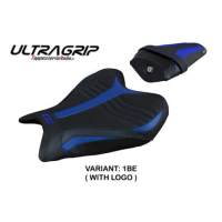 HOUSSE DE SELLE COMPATIBLE YAMAHA R7 (21-22) MODÈLE THERA - Logo : AVEC LOGO, Couleur : ROUGE BLANC, Type : STANDARD