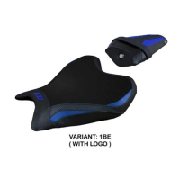 HOUSSE DE SELLE COMPATIBLE YAMAHA R7 (21-22) MODÈLE THERA - Couleur : NOIR, Logo : AVEC LOGO, Type : ULTRAGRIP