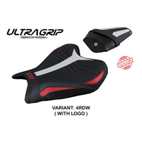 HOUSSE DE SELLE COMPATIBLE YAMAHA R7 (21-22) MODÈLE THERA - Logo : AVEC LOGO, Type : ULTRAGRIP, Couleur : ROUGE BLANC