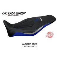 HOUSSE DE SELLE COMPATIBLE YAMAHA MT-09 (21-22) MODÈLE ATOS SPECIAL COLOR - Logo : AVEC LOGO, Couleur : ROUGE GRIS, Type : STANDARD