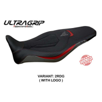 HOUSSE DE SELLE COMPATIBLE YAMAHA MT-09 (21-22) MODÈLE ATOS SPECIAL COLOR - Logo : AVEC LOGO, Couleur : ROUGE GRIS, Type : STANDARD