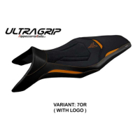 HOUSSE DE SELLE COMPATIBLE YAMAHA MT-09 (13-20) MODÈLE ASHA - Type : STANDARD, Logo : AVEC LOGO, Couleur : GRIS GRIS