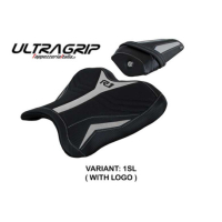 HOUSSE DE SELLE COMPATIBLE YAMAHA R1 (15-22) MODÈLE KAGRAN ULTRAGRIP, NOIR, AVEC - Logo : AVEC LOGO, Couleur : NOIR, Type : ULTRAGRIP