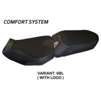 HOUSSE DE SELLE COMPATIBLE YAMAHA TRACER 900 (18-20) MODÈLE RIO 2 - Logo : AVEC LOGO, Couleur : NOIR, Type : STANDARD