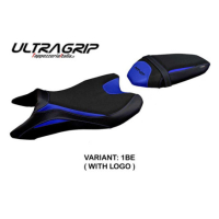 HOUSSE DE SELLE COMPATIBLE YAMAHA MT-07 (18-22) MODÈLE SANYA - Logo : AVEC LOGO, Couleur : NOIR, Type : ULTRAGRIP