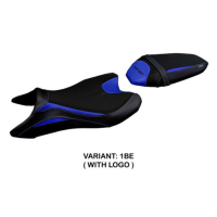 HOUSSE DE SELLE COMPATIBLE YAMAHA MT-07 (18-22) MODÈLE SANYA - Couleur : JAUNE, Logo : AVEC LOGO, Type : ULTRAGRIP 