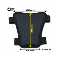 MOUSSE DE SELLE UNIVERSEL TAPPEZZERIA - TAILLE MOUSSE : haut de selle 26 cm, Modèle : STRIPE