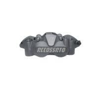 ETRIER MONOBLOC DROIT FORGE ENTRAXE 108 - Version : plaquettes ZXC, Couleur : anodisé or
