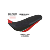 HOUSSE DE SELLE COMPATIBLE DUCATI DESERT X 22/23 MODELE KEREN - Couleur : ROUGE, Logo : AVEC LOGO, Type : ULTRAGRIP