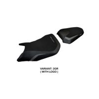 HOUSSE DE SELLE COMPATIBLE HONDA CB 750 HORNET (2023) MODÈLE TOYAMA - Logo : AVEC LOGO, Couleur : ROUGE, Type : STANDARD