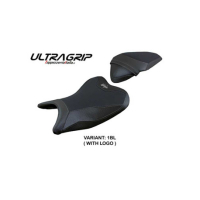 HOUSSE DE SELLE COMPATIBLE NINJA 400 18/23 MODELE RIBERA - Couleur : VERT, Logo : AVEC LOGO, Type : ULTRAGRIP