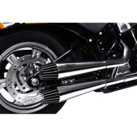 SILENCIEUX ZARD HARLEY DAVIDSON SOFTAIL M8 - Options : noir, Version : racing, Embout : embout inox, Matière : inox 