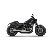 LIGNE COMPLETE ZARD HARLEY DAVIDSON BREAKOUT/FATBOY M8 - Options : sans option, Matière : inox, Embout : embout aluminium, Version : homologué 