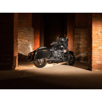 LIGNE COMPLETE ZARD HARLEY DAVIDSON TOURING M8 - Options : noir, Matière : inox, Embout : embout aluminium, Version : homologué 