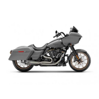 LIGNE COMPLETE ZARD HARLEY DAVIDSON TOURING M8 - Options : noir, Version : homologué, Embout : embout aluminium, Matière : inox