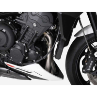 LIGNE COMPLETE ZARD TRIUMPH STREET TRIPLE 765 2023 - Options : noir, Version : homologué, Embout : embout carbone, Matière : inox