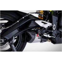 LIGNE COMPLETE ZARD TRIUMPH STREET TRIPLE 765 2023 - Options : noir, Version : homologué, Embout : embout carbone, Matière : inox