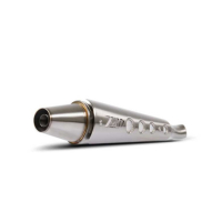 LIGNE COMPLETE ZARD CONIQUE HAUTE TRIUMPH SCRAMBLER 900 - CARBURATOR/INJECTION - Options : sans option, Matière : inox, Embout : embout inox, Version : homologué