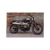 LIGNE COMPLETE ZARD CONIQUE HAUTE TRIUMPH SCRAMBLER 900 - CARBURATOR/INJECTION - Options : sans option, Matière : inox, Embout : embout inox, Version : homologué
