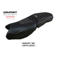 HOUSSE DE SELLE COMPATIBLE BMW R 1250 GS ADVENTURE 19-23 MODÈLE PERTH - Logo : AVEC LOGO, Couleur : JAUNE, Type : STANDARD