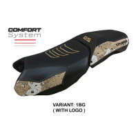HOUSSE DE SELLE COMPATIBLE BMW R 1250 GS ADVENTURE 19-23 MODÈLE SOHO - Type : STANDARD, Logo : AVEC LOGO, Couleur : COULEUR HP