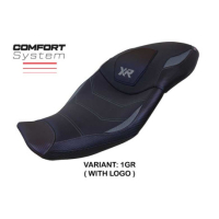 HOUSSE DE SELLE COMPATIBLE BMW S 1000 XR 20-23 MODÈLE DRESDEN - Logo : AVEC LOGO, Couleur : ROUGE-BLEU, Type : STANDARD