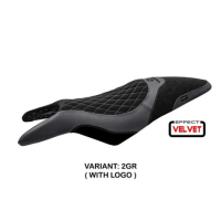 HOUSSE DE SELLE COMPATIBLE CAGIVA RAPTOR 650-1000 00-07 MODÈLE ERACLEA - Couleur : ROUGE, Type : STANDARD, Logo : AVEC LOGO