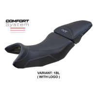 HOUSSE DE SELLE COMPATIBLE HONDA NT 1100 21-23 MODÈLE MIYAGI - Logo : AVEC LOGO, Couleur : GRIS GRIS, Type : STANDARD
