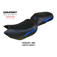 HOUSSE DE SELLE COMPATIBLE TRIUMPH TIGER 1200 22-23 MODÈLE WALES - Logo : AVEC LOGO, Couleur : ROUGE, Type : STANDARD