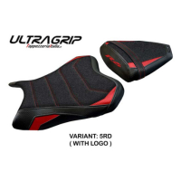 HOUSSE DE SELLE COMPATIBLE YAMAHA R6 06-07 MODÈLE AICHI - Type : STANDARD, Logo : AVEC LOGO, Couleur : ARGENT