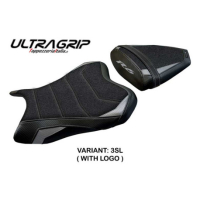 HOUSSE DE SELLE COMPATIBLE YAMAHA R6 06-07 MODÈLE AICHI - Type : STANDARD, Logo : AVEC LOGO, Couleur : ARGENT