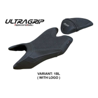 HOUSSE DE SELLE COMPATIBLE YAMAHA R125 19-23 MODÈLE ASWHY - Logo : AVEC LOGO, Couleur : BLANC, Type : ULTRAGRIP