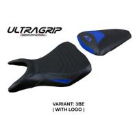 HOUSSE DE SELLE COMPATIBLE YAMAHA R3 15-23 MODÈLE JESOLO - Logo : AVEC LOGO, Couleur : BLANC, Type : ULTRAGRIP