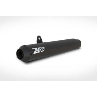 Ligne complète d'échappement haute inox racing carbu Zard - Options : noir, Version : racing, Embout : embout inox, Matière : inox