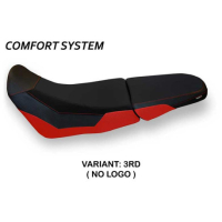 HOUSSE DE SELLE COMPATIBLE HONDA AFRICA TWIN 1000 ADVENTURE (18-19) MODÈLE GAND - Logo : SANS LOGO, Couleur : BLANC, Type : CONFORT CHAUFFANTE