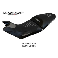 HOUSSE DE SELLE COMPATIBLE HUSQVARNA NORDEN 901 22-23 MODÈLE NORVIK - Logo : AVEC LOGO, Couleur : GRIS GRIS, Type : CONFORT CHAUFFANTE