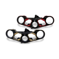 TE DE FOURCHE SUPERIEUR ALUMINIUM TAILLE MASSE MV AGUSTA - Couleur 1 : NOIR/OR
