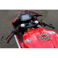 TE DE FOURCHE SUPERIEUR ALUMINIUM TAILLE MASSE MV AGUSTA - Couleur 1 : NOIR/OR