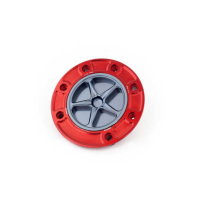 SUZUKI TRAPPE A ESSENCE A VISSER - Couleur extérieur de trappe : ROUGE, Couleur bouchon intérieur de trappe : VERT